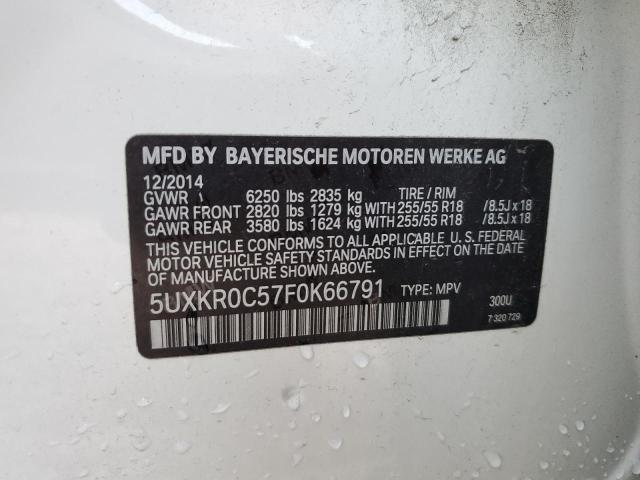 Photo 12 VIN: 5UXKR0C57F0K66791 - BMW X5 