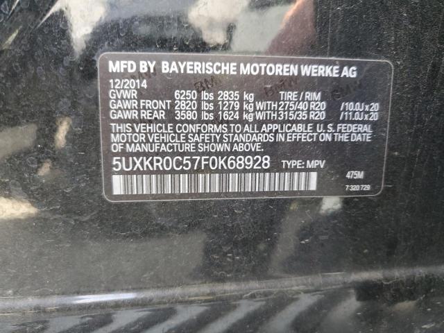 Photo 9 VIN: 5UXKR0C57F0K68928 - BMW X5 XDRIVE3 