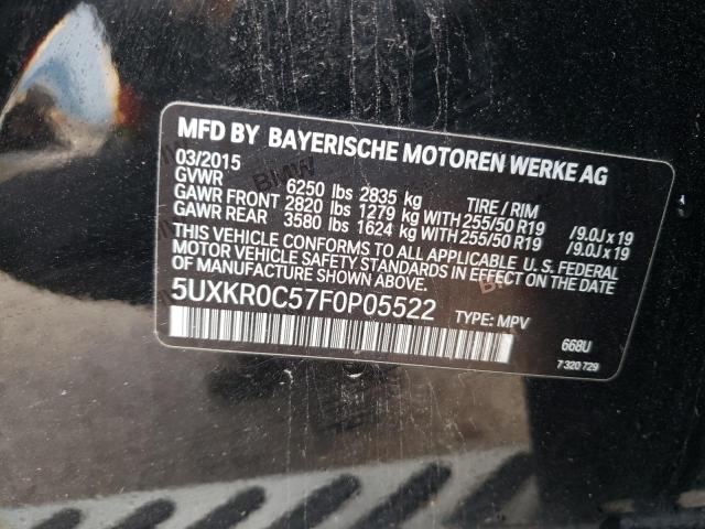 Photo 12 VIN: 5UXKR0C57F0P05522 - BMW X5 XDRIVE3 