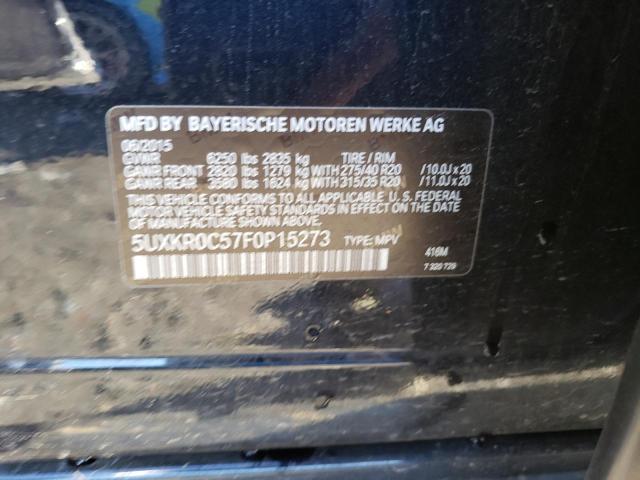 Photo 13 VIN: 5UXKR0C57F0P15273 - BMW X5 XDRIVE3 