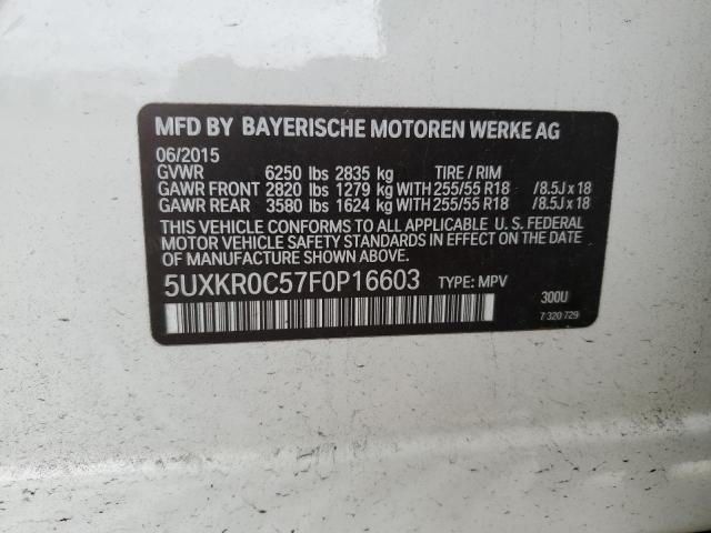 Photo 11 VIN: 5UXKR0C57F0P16603 - BMW X5 