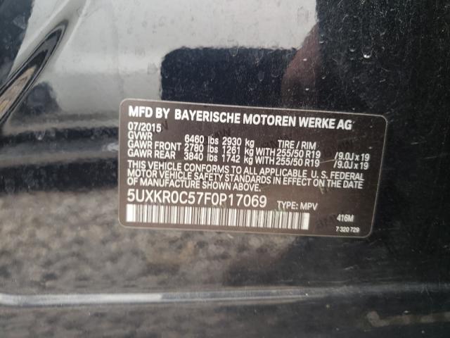 Photo 9 VIN: 5UXKR0C57F0P17069 - BMW X5 