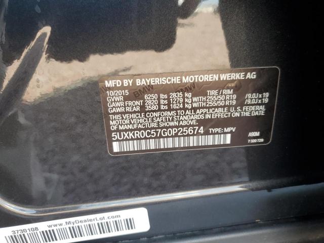 Photo 11 VIN: 5UXKR0C57G0P25674 - BMW X5 XDRIVE3 