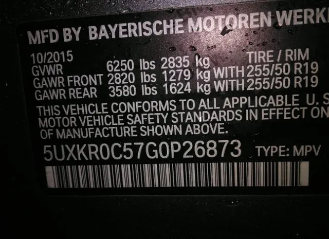 Photo 8 VIN: 5UXKR0C57G0P26873 - BMW X5 