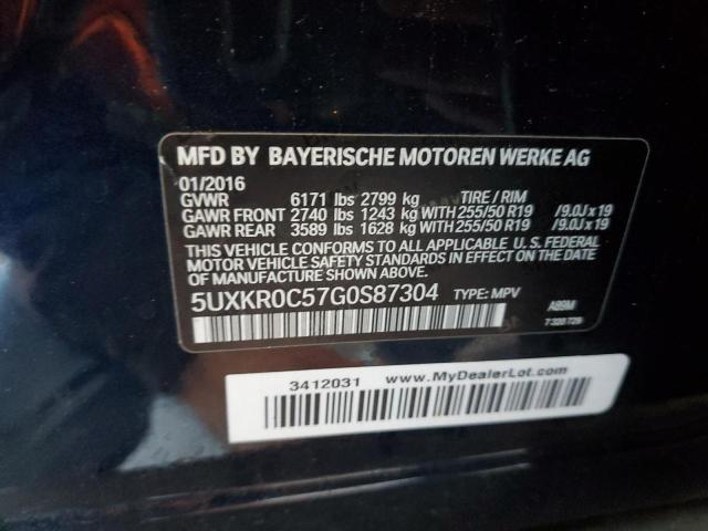 Photo 11 VIN: 5UXKR0C57G0S87304 - BMW X5 