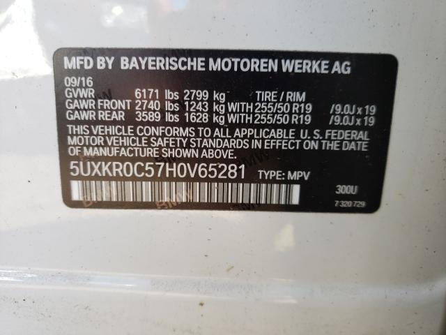 Photo 9 VIN: 5UXKR0C57H0V65281 - BMW X5 