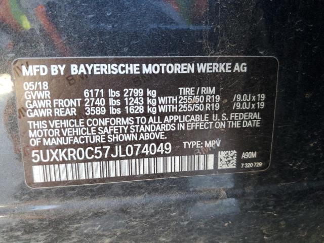 Photo 12 VIN: 5UXKR0C57JL074049 - BMW X5 