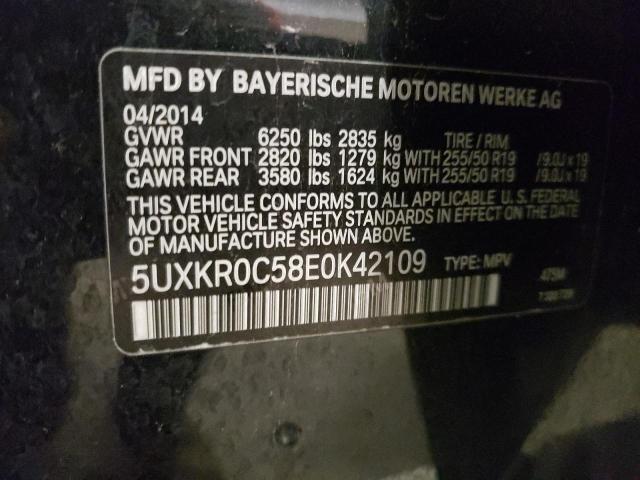 Photo 11 VIN: 5UXKR0C58E0K42109 - BMW X5 XDRIVE3 