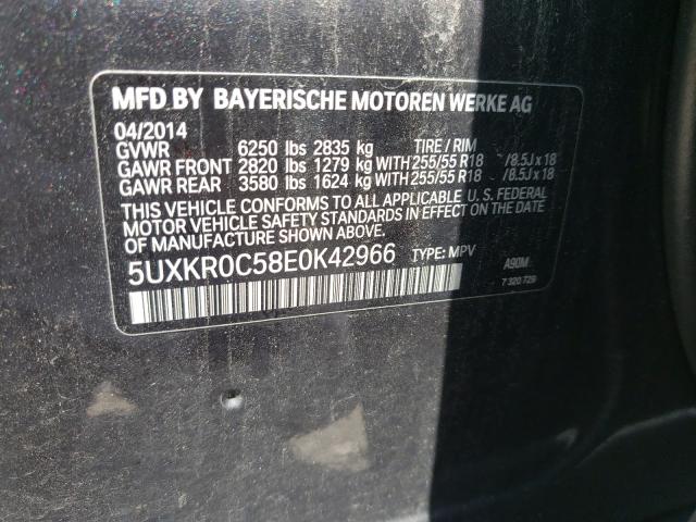 Photo 9 VIN: 5UXKR0C58E0K42966 - BMW X5 