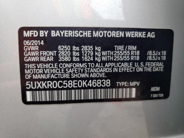 Photo 11 VIN: 5UXKR0C58E0K46838 - BMW X5 XDRIVE3 