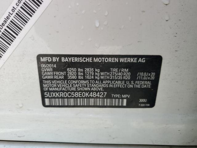 Photo 12 VIN: 5UXKR0C58E0K48427 - BMW X5 