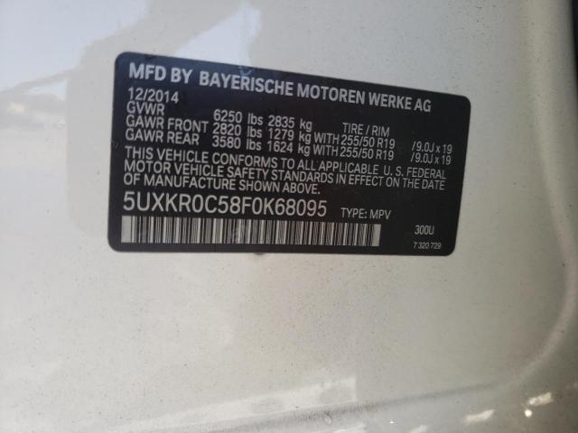 Photo 12 VIN: 5UXKR0C58F0K68095 - BMW X5 