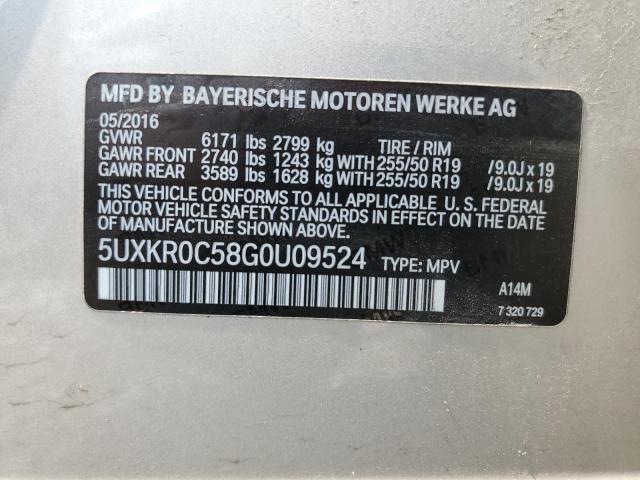 Photo 11 VIN: 5UXKR0C58G0U09524 - BMW X5 