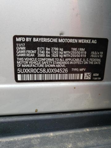 Photo 12 VIN: 5UXKR0C58J0X94526 - BMW X5 XDRIVE3 