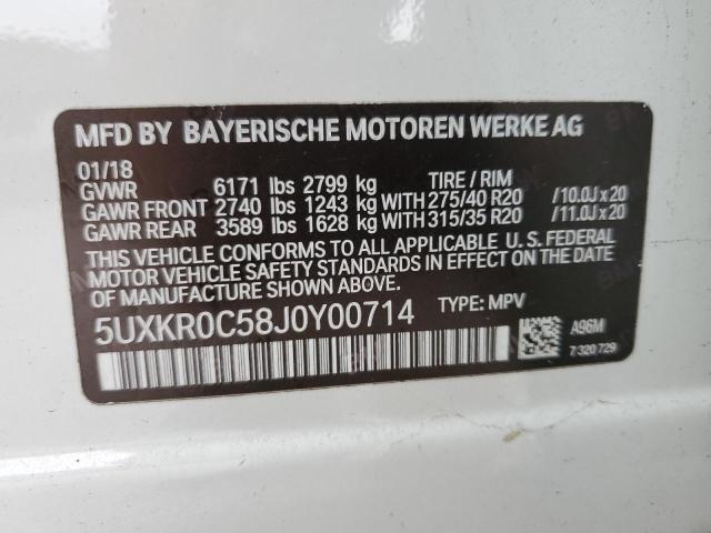 Photo 12 VIN: 5UXKR0C58J0Y00714 - BMW X5 