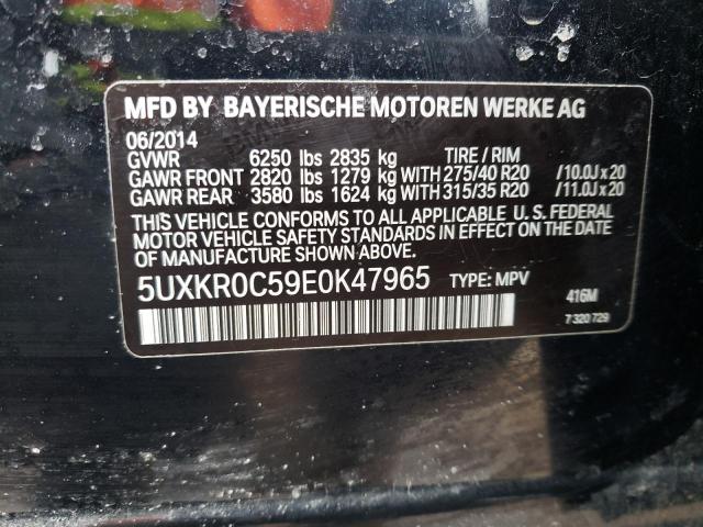 Photo 9 VIN: 5UXKR0C59E0K47965 - BMW X5 XDRIVE3 