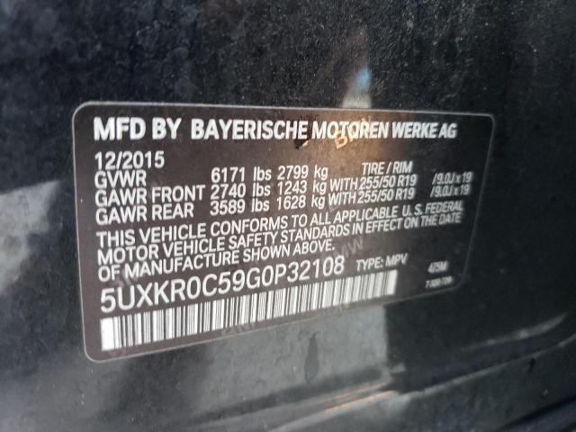 Photo 12 VIN: 5UXKR0C59G0P32108 - BMW X5 XDRIVE3 