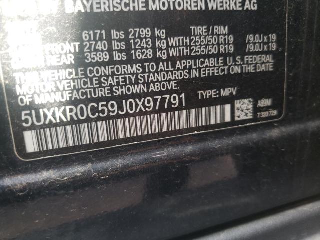 Photo 9 VIN: 5UXKR0C59J0X97791 - BMW X5 XDRIVE3 