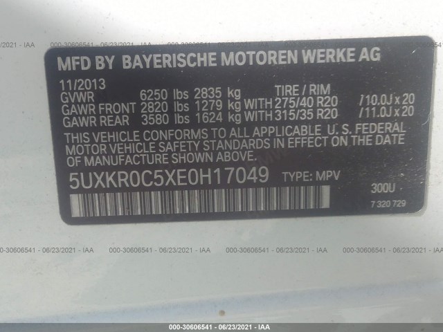 Photo 8 VIN: 5UXKR0C5XE0H17049 - BMW X5 