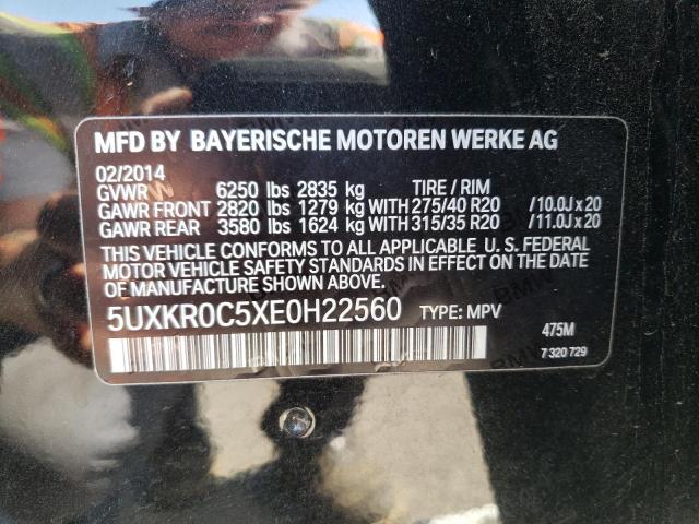 Photo 9 VIN: 5UXKR0C5XE0H22560 - BMW X5 XDRIVE3 