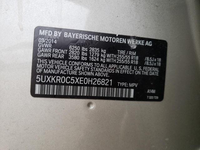 Photo 11 VIN: 5UXKR0C5XE0H26821 - BMW X5 XDRIVE3 