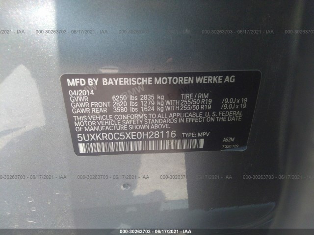 Photo 8 VIN: 5UXKR0C5XE0H28116 - BMW X5 