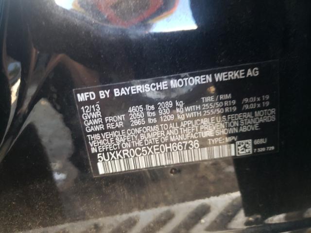 Photo 9 VIN: 5UXKR0C5XE0H66736 - BMW X5 XDRIVE3 