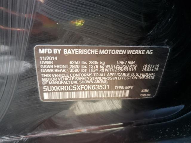 Photo 9 VIN: 5UXKR0C5XF0K63531 - BMW X5 XDRIVE3 