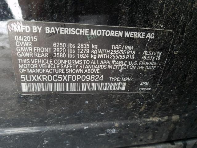 Photo 9 VIN: 5UXKR0C5XF0P09824 - BMW X5 XDRIVE3 