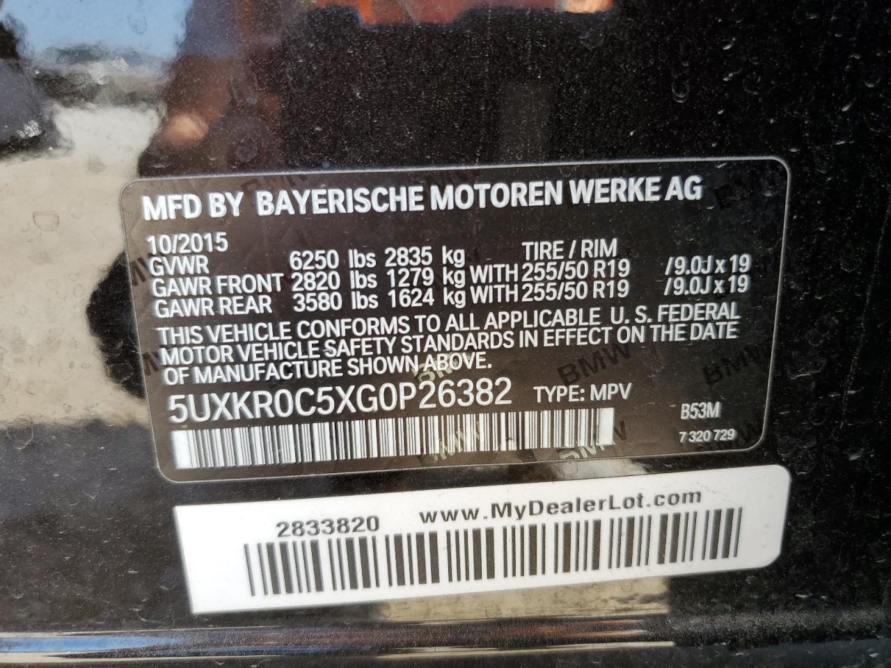 Photo 11 VIN: 5UXKR0C5XG0P26382 - BMW X5 