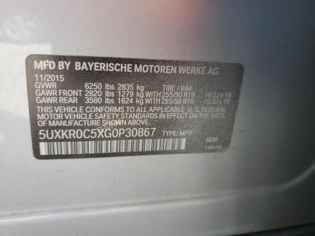 Photo 12 VIN: 5UXKR0C5XG0P30867 - BMW X5 XDRIVE3 