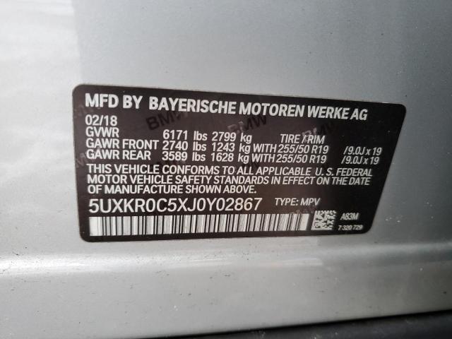 Photo 13 VIN: 5UXKR0C5XJ0Y02867 - BMW X5 XDRIVE3 