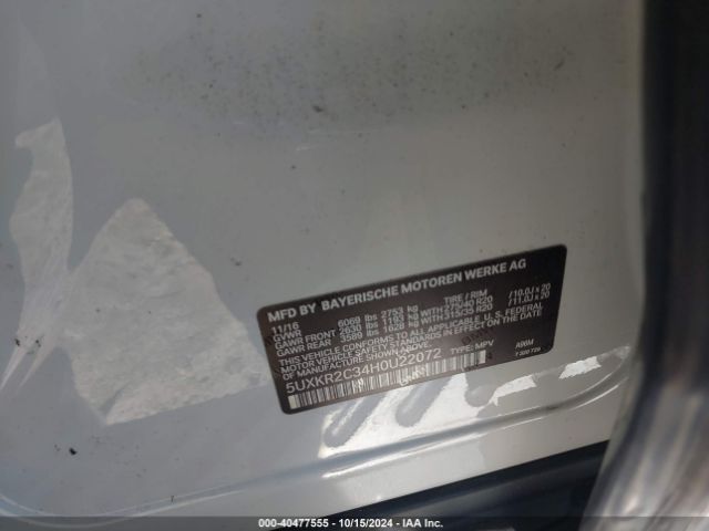 Photo 8 VIN: 5UXKR2C34H0U22072 - BMW X5 