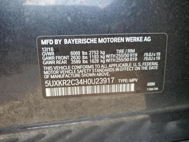 Photo 13 VIN: 5UXKR2C34H0U23917 - BMW X5 SDRIVE3 