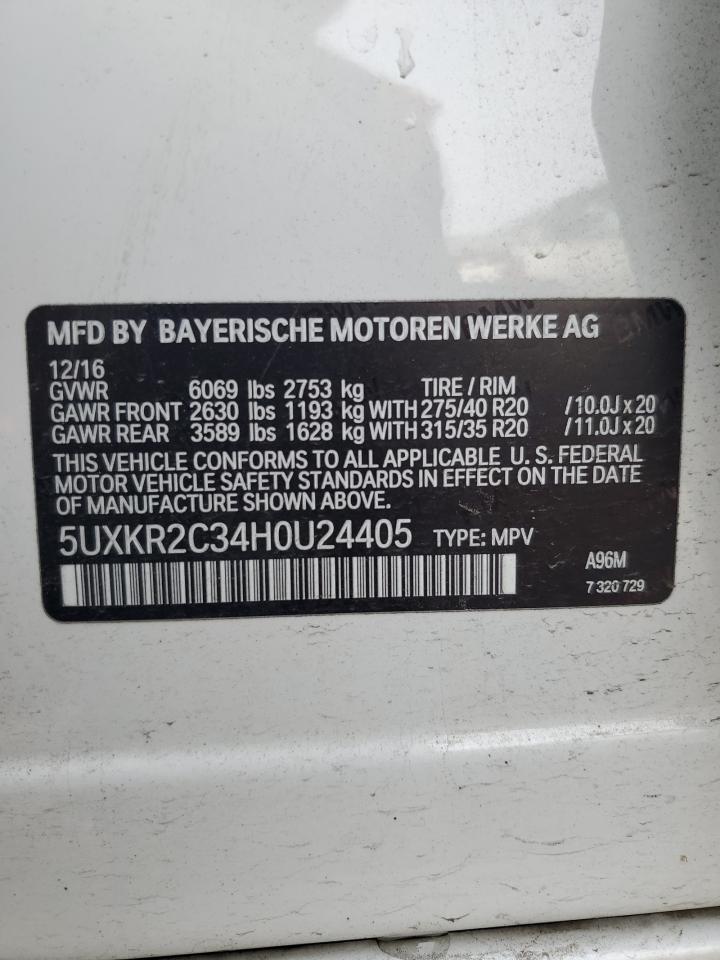 Photo 12 VIN: 5UXKR2C34H0U24405 - BMW X5 