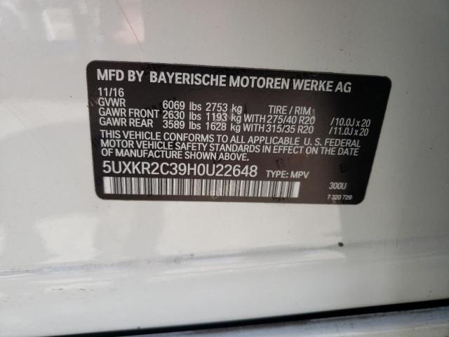 Photo 12 VIN: 5UXKR2C39H0U22648 - BMW X5 