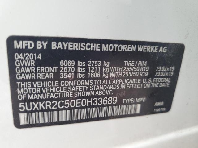 Photo 11 VIN: 5UXKR2C50E0H33689 - BMW X5 SDRIVE3 