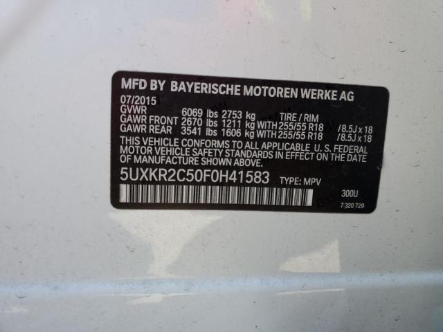 Photo 12 VIN: 5UXKR2C50F0H41583 - BMW X5 