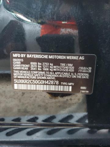 Photo 13 VIN: 5UXKR2C50G0H42878 - BMW X5 SDRIVE3 