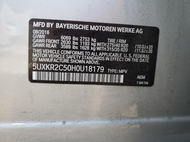 Photo 12 VIN: 5UXKR2C50H0U18179 - BMW X5 