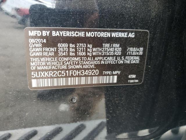 Photo 11 VIN: 5UXKR2C51F0H34920 - BMW X5 