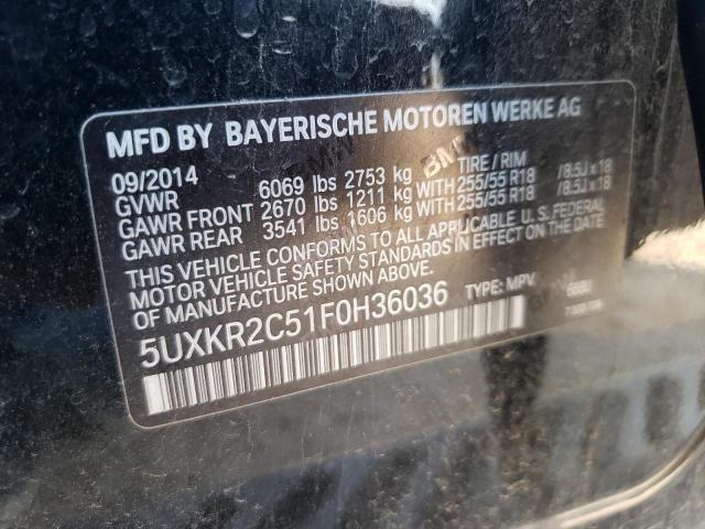 Photo 12 VIN: 5UXKR2C51F0H36036 - BMW X5 SDRIVE3 