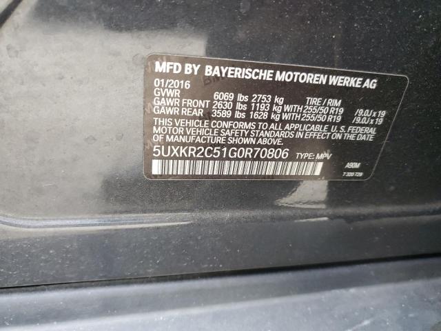 Photo 11 VIN: 5UXKR2C51G0R70806 - BMW X5 