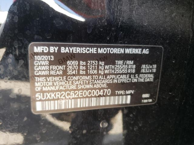 Photo 9 VIN: 5UXKR2C52E0C00470 - BMW X5 SDRIVE3 