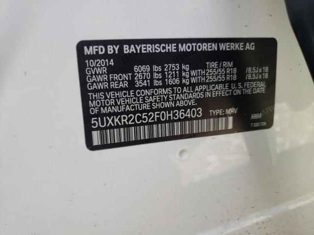 Photo 12 VIN: 5UXKR2C52F0H36403 - BMW X5 