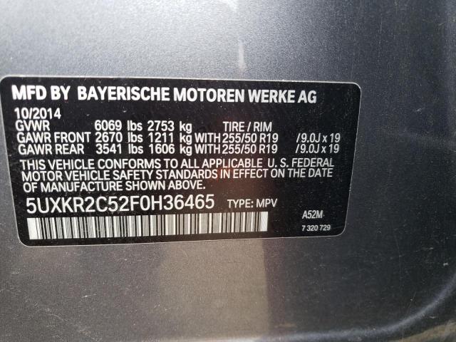 Photo 12 VIN: 5UXKR2C52F0H36465 - BMW X5 