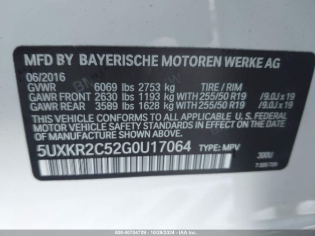 Photo 8 VIN: 5UXKR2C52G0U17064 - BMW X5 