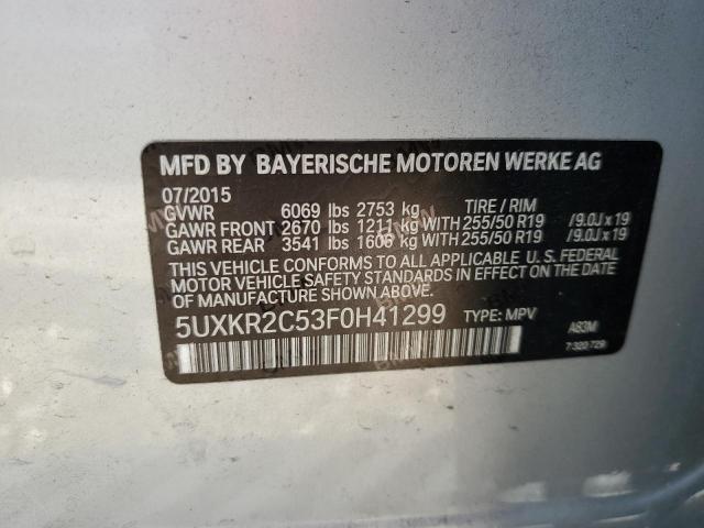 Photo 12 VIN: 5UXKR2C53F0H41299 - BMW X5 