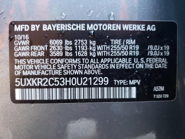 Photo 9 VIN: 5UXKR2C53H0U21299 - BMW X5 