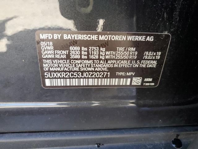 Photo 9 VIN: 5UXKR2C53J0Z20271 - BMW X5 